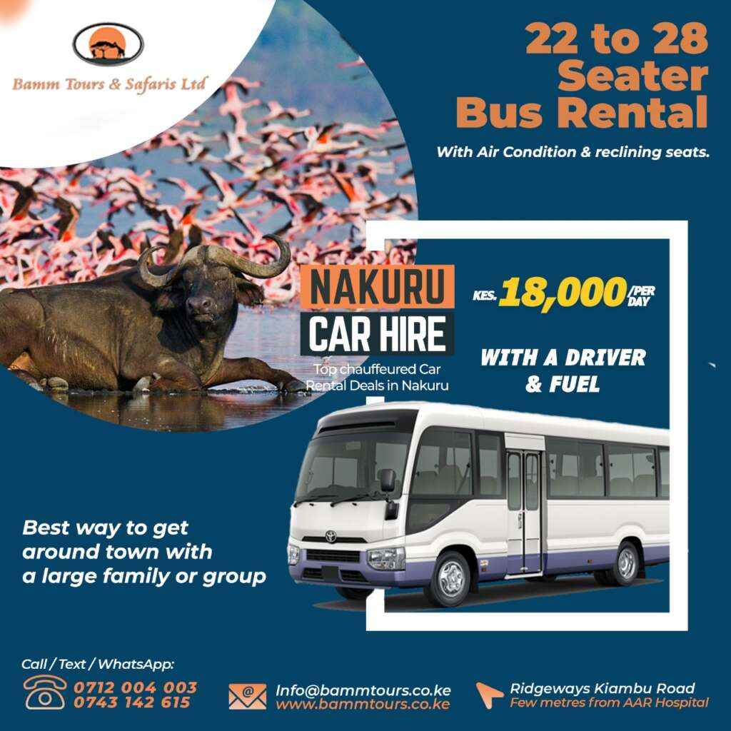 Coaster bus for hire Nakuru