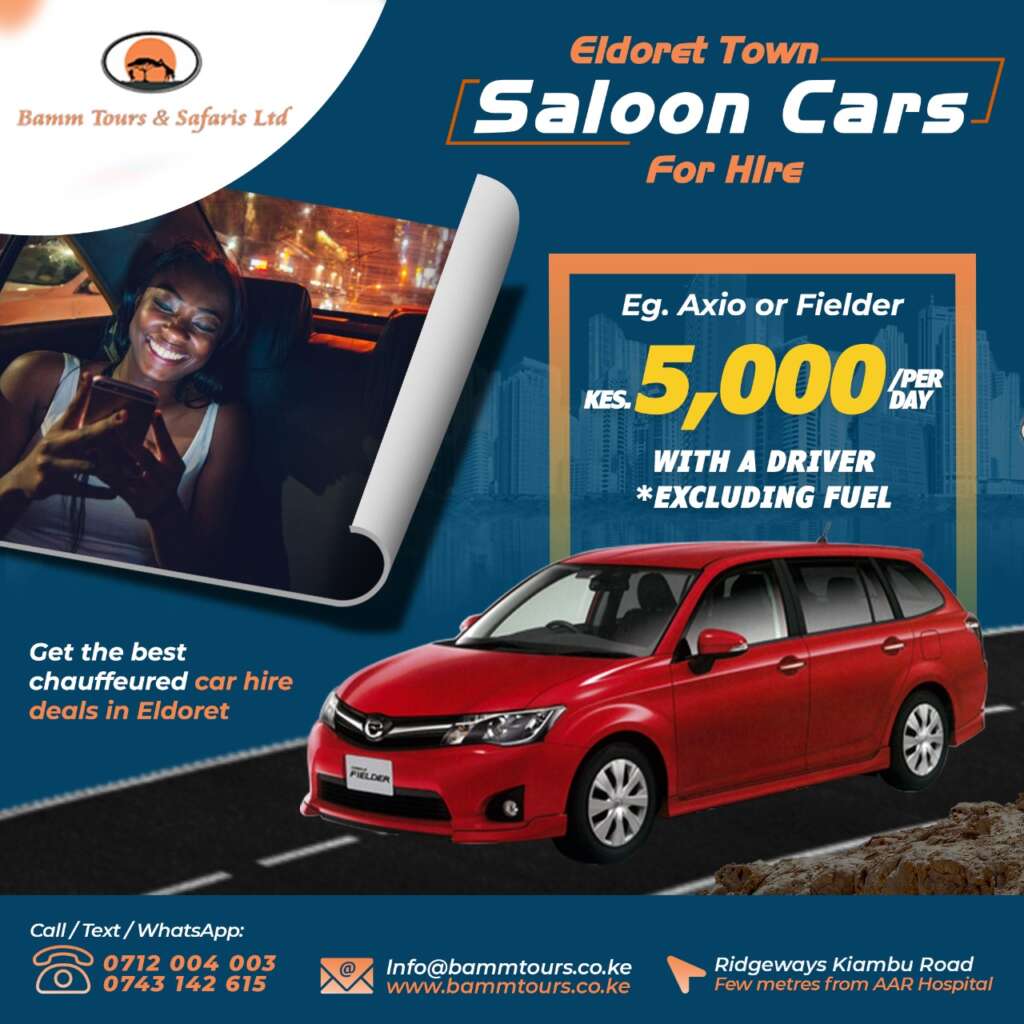Salon Car for hire Eldoret